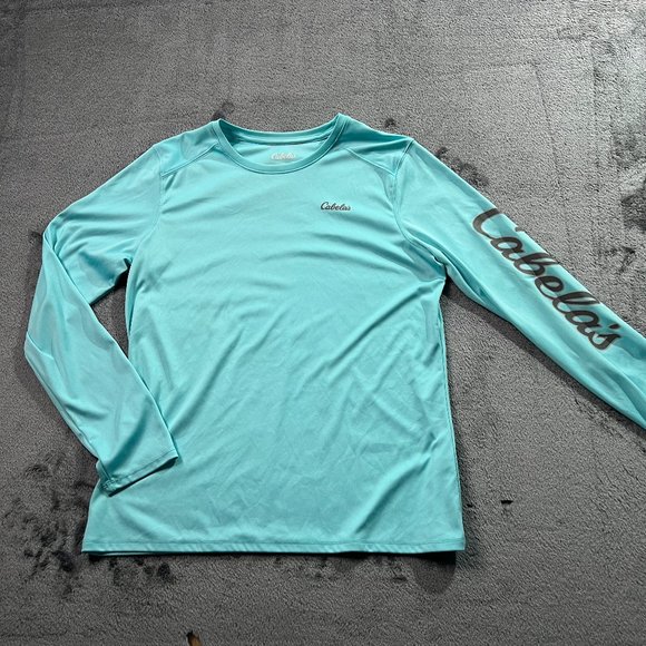 Cabela's Tops - Cabelas Long Sleeve Blue Womans T Shirt